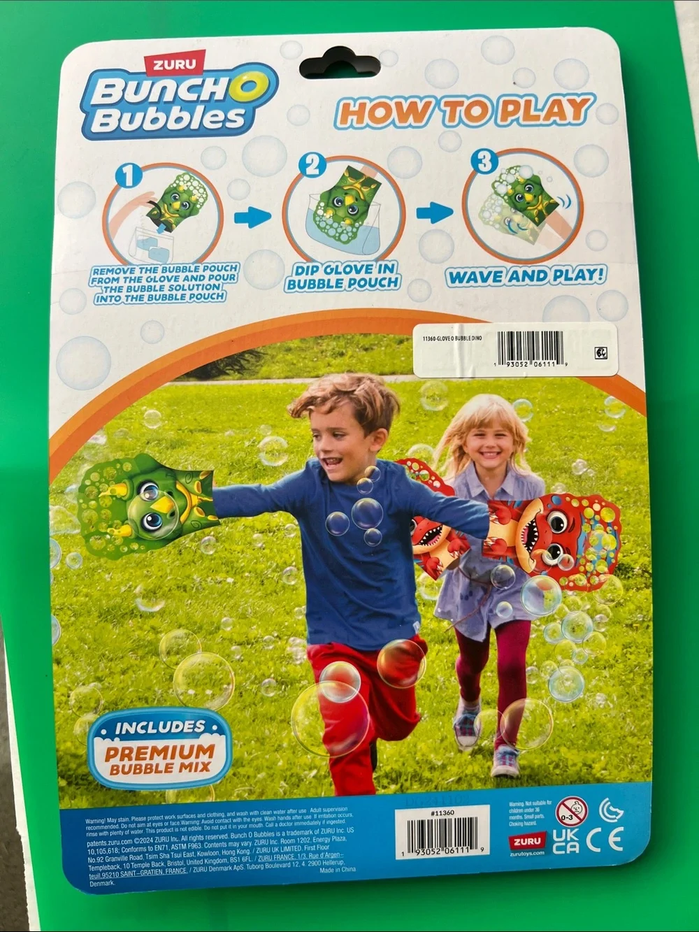Buncho bubbles zuru glove